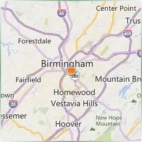 University of Alabama at Birmingham Location Map University of Alabama at Birmingham Location Map
