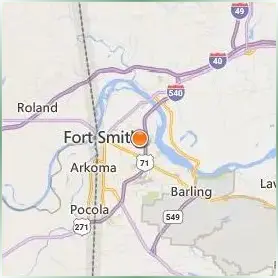 University of Arkansas Fort Smith Location Map University of Arkansas Fort Smith Location Map