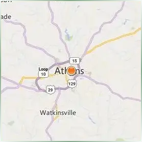 University of Georgia Location Map University of Georgia Location Map