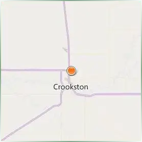 University of Minnesota Crookston Location Map