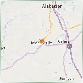 University of Montevallo Location Map University of Montevallo Location Map