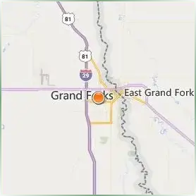 University of North Dakota Location Map University of North Dakota Location Map