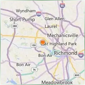 University of Richmond Location Map University of Richmond Location Map