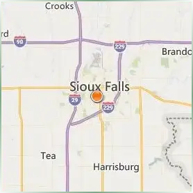 University of Sioux Falls Location Map University of Sioux Falls Location Map