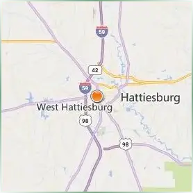 University of Southern Mississippi Location Map University of Southern Mississippi Location Map