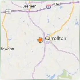 University of West Georgia Location Map University of West Georgia Location Map