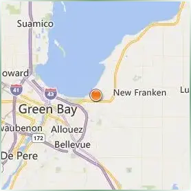 University of Wisconsin Green Bay Location Map