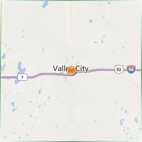 Valley City State University Location Map Valley City State University Location Map