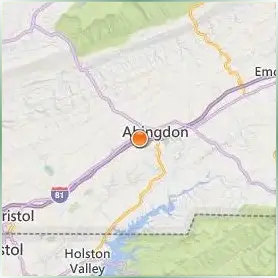 Virginia Highlands Community College Location Map